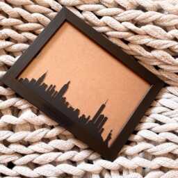New York Photo Frame, Skyline, 21st Birthday Gift, 30Th Couples Gifts, Gift - thumbnail 3