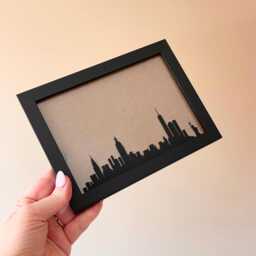 New York Photo Frame, Skyline, 21st Birthday Gift, 30Th Couples Gifts, Gift - thumbnail 1