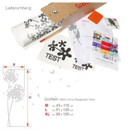 Wall Sticker Flower Dandelion & Butterflies Wall Decal Living Room Floral Decoration Idea Apartment W706B - thumbnail 2