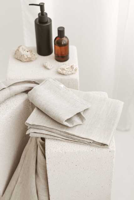 Large Linen Bath Towel Organic Natural Bathroom, Spa, Sauna, Beach Towels. Eco Friendly Travel, Yoga, Gym Sheet, Christmas Towel Set - image 1