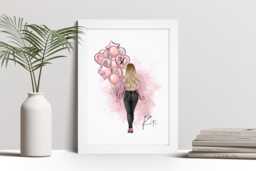 Personalised 30Th Birthday Print, Female Gift, Custom Wall Art Framed Picture, Present For Her, Women, Friend, Daughter, Sister Nl - thumbnail 1