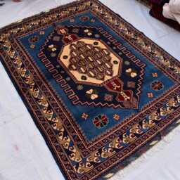 Handmade Maranus Wool Rug Authentic Afghan Carpet - 6.7x4.9 Ft - thumbnail 3