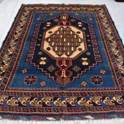 Handmade Maranus Wool Rug Authentic Afghan Carpet - 6.7x4.9 Ft - thumbnail 2