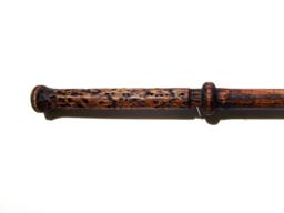 Oak Wand, Hand-Carved English Wood, No Resin