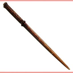Oak Wand, Hand-Carved English Wood, No Resin - thumbnail 2