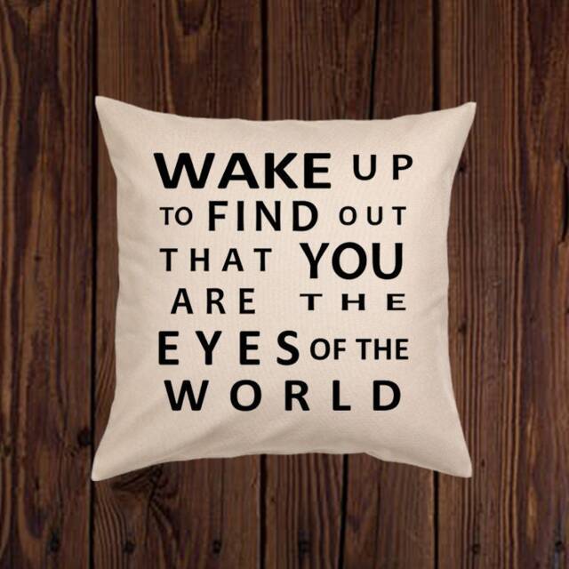 Pillow Cover Grateful Dead Organic - Eyes Of The World Wake Up To Find Out That You Are Eyes World - image 1