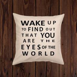 Pillow Cover Grateful Dead Organic - Eyes Of The World Wake Up To Find Out That You Are Eyes World