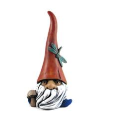 Nature Garden Gnome - 13.5 Inches, Lawn Or Garden Gnome, Outdoor Indoor