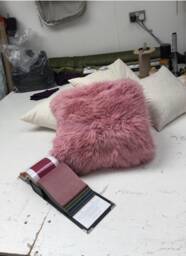 Sheepskin , Sheepskin Cushions, Genuine Cushion Covers Hygge, Scatter Cushion, Pillow - thumbnail 1