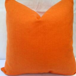 "Decorative Designer Orange Solid Indoor/Outdoor Pillow Cover 18"" X 18"", 16"" 16"", 12"" 20"" Or 10" - thumbnail 3