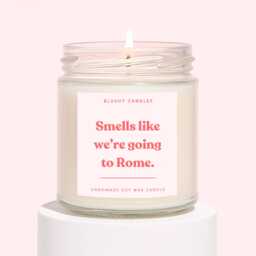 Rome Gifts - We're Going To Surprise Candle Trip Reveal - thumbnail 1