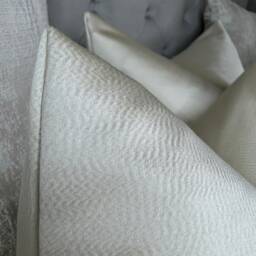 Luxury Euro Sham Champagne Cushion Cover, Luxury Textured Pillow Gorgeous Satin Fabric Harlequin , Champagne Throw - thumbnail 3