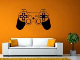 Video Game Controller Joystick Gamer Gaming Let's Play Tv Wall Or Window Sticker Decal Vinyl Fathead Mural Decor L2014 - thumbnail 1