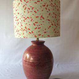 Lampshade 30cm Diameter X 21cm High - Handmade Using Hand Printed Japanese Chiyogami Paper - thumbnail 3