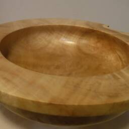 Figured Box Elder Art Deco Styled Bowl - thumbnail 3