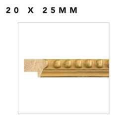 Embossed Wood Beaded Photo Frame, Custom Color, Handmade - thumbnail 2