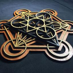 Metatron's Cube Wall Art 17.75 - thumbnail 3