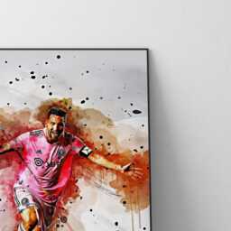 Lionel Messi Inter Miami Poster - Football Wall Art Print Ref #413 - thumbnail 2