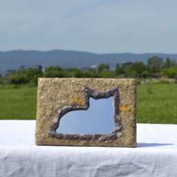 Brown Kitty Mirror, Decorative Wall Mirror, Brown Lying Cat Ideal Gift For Cat Lover, Home Or Office Decor, Mirrors - thumbnail 2