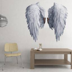 Angel Wings Wall Decal Large Sticker Graffiti Decor Street Art Printable - thumbnail 2