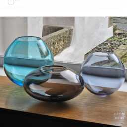 Hand Blown Czech Glass Cluster Pendant Light, Dining Kitchen Table Chandelier, Foyer Stairwell Lighting - thumbnail 4