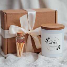 Couple Wedding Day Candle Gifts Mr & Mrs Present Prints - thumbnail 3