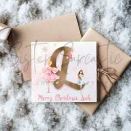 Personalised Ballerina Christmas Decoration - Granddaughter Gift Ballet Bauble For Girls Stocking Filler Box - thumbnail 2