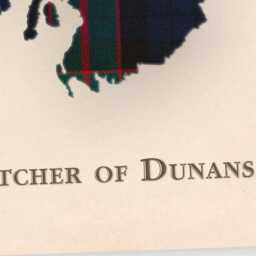 Clan Fletcher Of Dunans Scottish Tartan Map - Scotland Family Wall Decor, Ready To Hang - thumbnail 4
