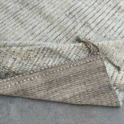 Hand-Knotted Moroccan Beni Ourain Rug, 100% Natural Wool, Modern Berber Carpet For Living Room - thumbnail 4