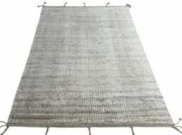 Hand-Knotted Moroccan Beni Ourain Rug, 100% Natural Wool, Modern Berber Carpet For Living Room - thumbnail 1