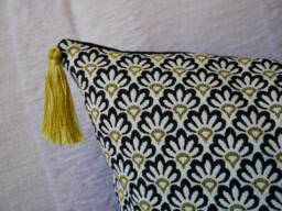 Indian Flower Cushion Cover - thumbnail 1