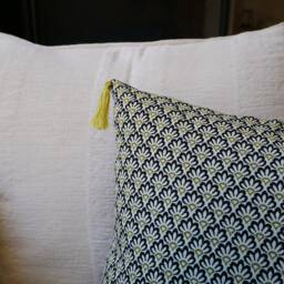 Indian Flower Cushion Cover - thumbnail 2