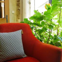 Indian Flower Cushion Cover - thumbnail 3