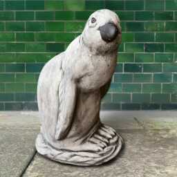 Stone Penguin Sculpture Concrete Bird Figurine Cement Ornament Outdoor Wildlife Statue Front Door Decoration Penguin Lover Gift - thumbnail 4