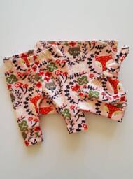 Fox Organic Swaddle Blanket & Newborn Hat Set. Take Home Leggings. Baby Shower Gift. Photo Prop