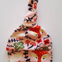 Fox Organic Swaddle Blanket & Newborn Hat Set. Take Home Leggings. Baby Shower Gift. Photo Prop - thumbnail 2