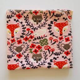 Fox Organic Swaddle Blanket & Newborn Hat Set. Take Home Leggings. Baby Shower Gift. Photo Prop - thumbnail 4