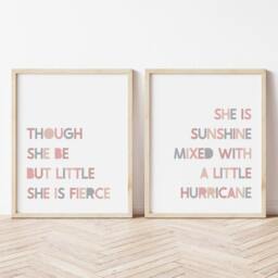 Sunshine Hurricane Print Set - Kids Room Wall Art - thumbnail 2