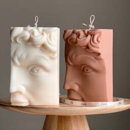 David Head Soy Wax Candle - Bust Statue - thumbnail 1