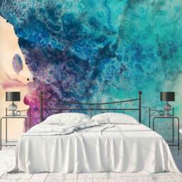Abstract Watercolor Wall Mural, Peel & Stick Wallpaper - thumbnail 3