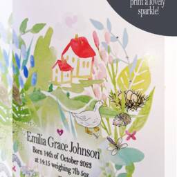 Personalised Woodland Nursery Print Baby Name Art, A4 - thumbnail 3