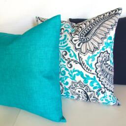Outdoor Blue Pillow Blue Pillow Covers Outdoor Throw Pillows Cover Solid Navy Dark 18x18 20.all Sizes. Sale - thumbnail 3