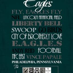 Philadelphia Eagles Print Or Canvas Housewarming Gift For Couplevalentines Day Him - thumbnail 2
