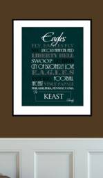 Philadelphia Eagles Print Or Canvas Housewarming Gift For Couplevalentines Day Him - thumbnail 1