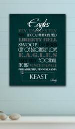 Philadelphia Eagles Print Or Canvas Housewarming Gift For Couplevalentines Day Him - thumbnail 3
