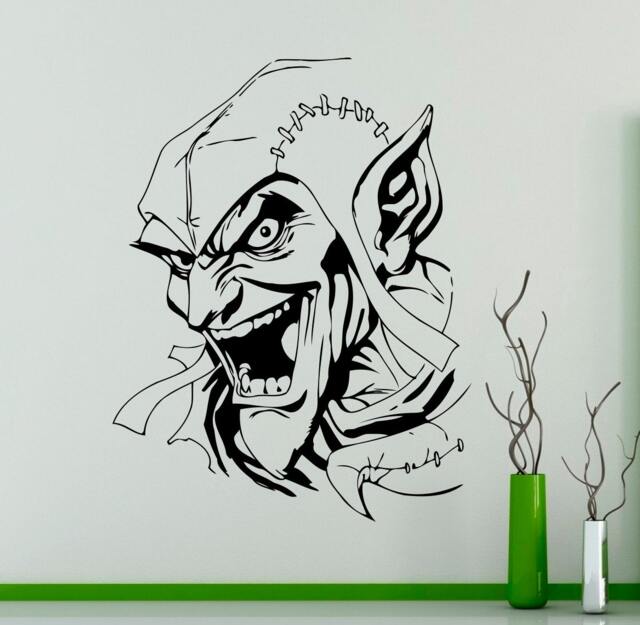 Comics Wall Vinyl Decal Green Goblin Supervillain Sticker Home Decor Ideas Interior Art 10(Ggb - image 1