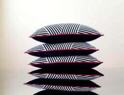 Black & White Pillow Cover - Lumbar Pillow- Pillows Geometric Cover Contemporary Covers - thumbnail 1