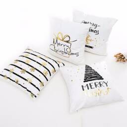 Collection Of Christmas Pillows - Pillow Cover Festive Case Decoration New Year Xmas Eve