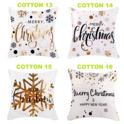 Collection Of Christmas Pillows - Pillow Cover Festive Case Decoration New Year Xmas Eve - thumbnail 4