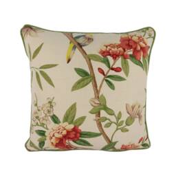 G.p. & J. Baker - Peony & Blossom Mauve/Aqua Cushion Cover Pillow Throw Home Decor - thumbnail 2